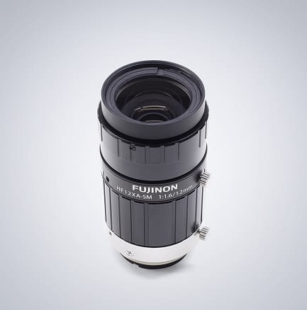 HF12XA-5M Fujifilm 5,0MP C-Mount Objektiv mit einer festen Brennweite von 12mm und einem Blendenumfang von F1.6 - F16.