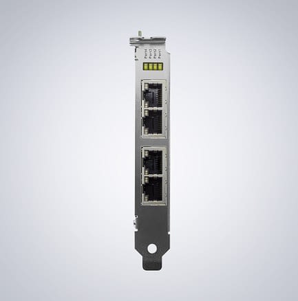 ADLINK 4-CH PCIe GigE Vision PoE+ Netzwerkkarte