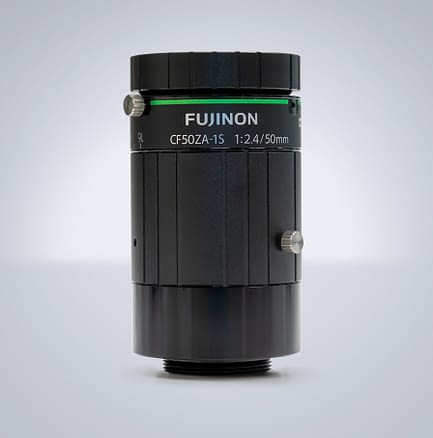 CF50ZA-1S Fujifilm C-Mount Objektiv mit einer festen Brennweite von 50 mm und einem Blendenumfang von F2.4 - F16