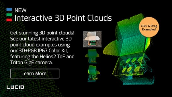 Interactive 3D tof point clouds