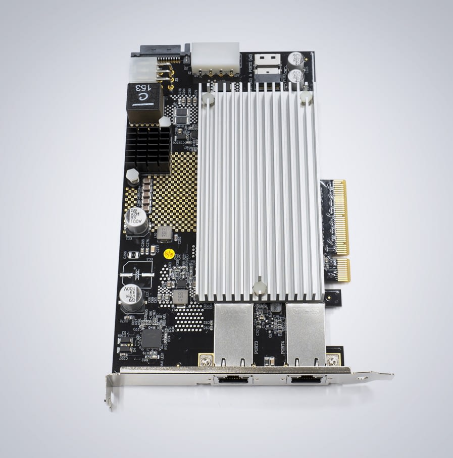 Dual port ioi 10GigE Card DGEAP2X-PCIE8XG302 이더넷 네트워크 어댑터
