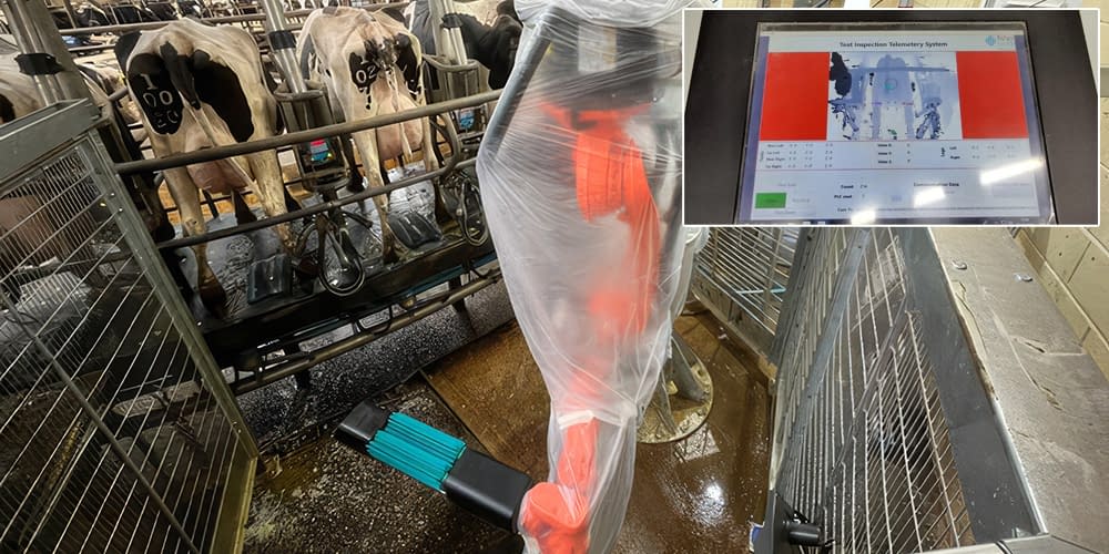 Fisher Smith Automated Cow Cleaning Machine Vision Camera