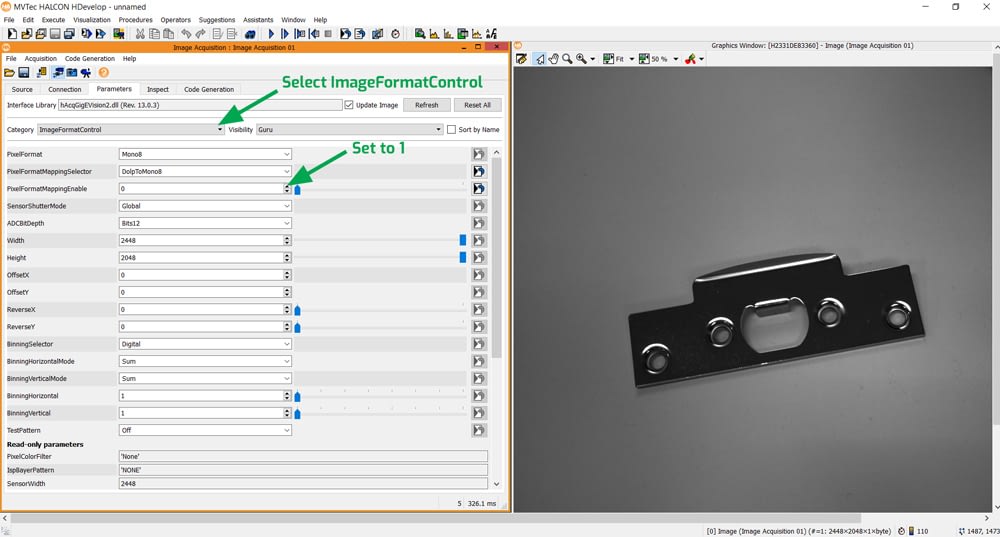 Pattern Matching with Polarized DoLP Image in MVTec HALCON - LUCID ...