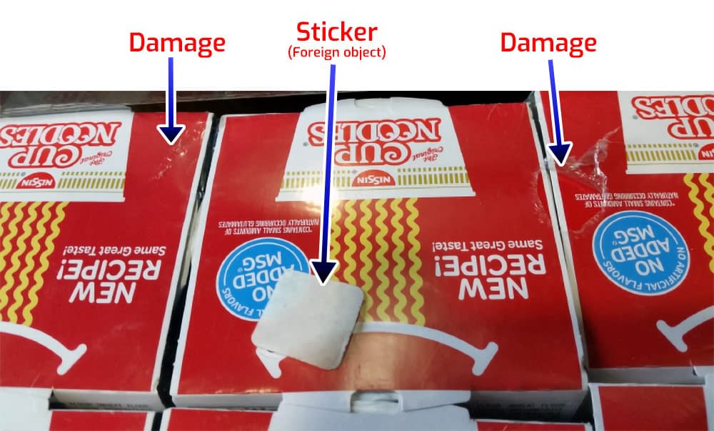 Damaged Plastic Wrap Polarization inspection