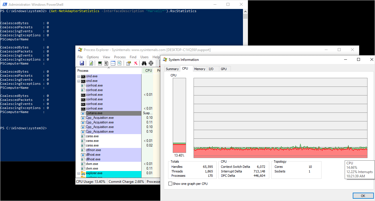 Atlas10 using TCP without RSC