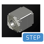 Atlas c-mount CAD step file
