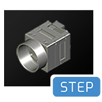 Phoenix-c-mount-ix-cad-step-28x28mm