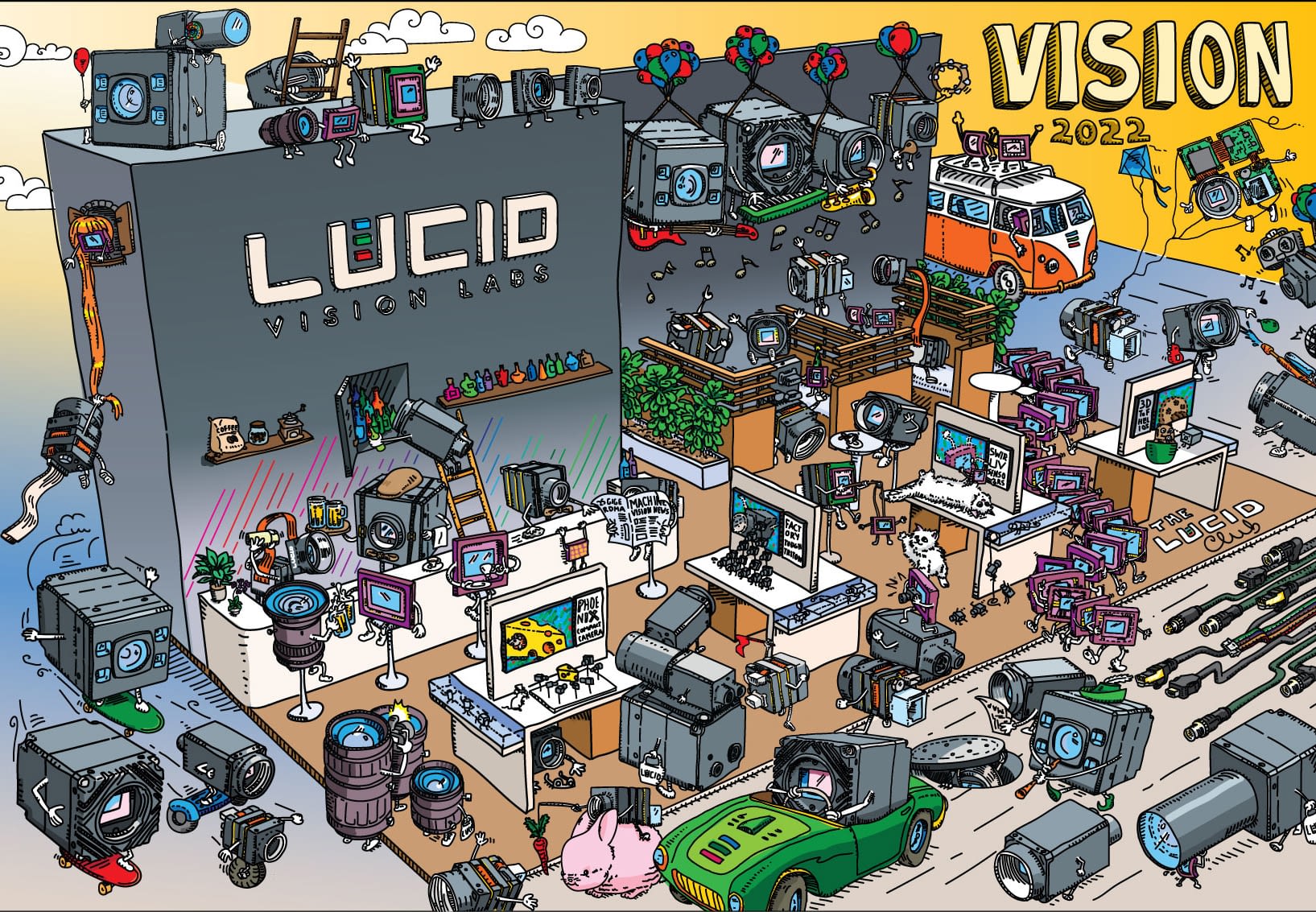 LUCID at VISION 2022 Cartoon