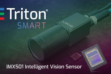 September 22, 2025 - LUCID Vision Labs launches the Triton Smart, a compact industrial camera with Sony’s IMX501 sensor and on-sensor AI processing. It delivers real-time inference without the need for external hardware AI processing.