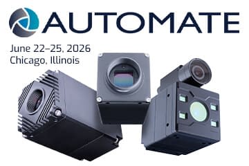 April 20, 2026 See demos of our GigE cameras for robotics and automation, including 10GigE, 25GigE, and ToF RGB-D cameras. Visit us Automate 2026, in Booth #B470 from June 22–25, 2026.