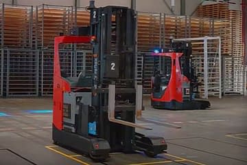 LUCID Case Study: cheese stacking thumbnail Autonomous Forklifts Stack Cheese