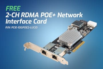 Promo: Free 10GigE RDMA NIC with Triton10 or Atlas10 camera purchase