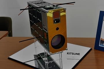 Kitsune International Space Station (ISS) satallite using Atlas 5GigE camera