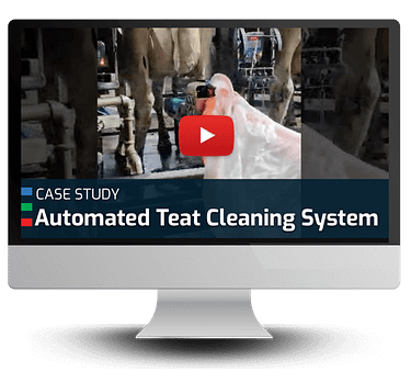 Automated Teat Cleaning with 3D Vision and Robotics