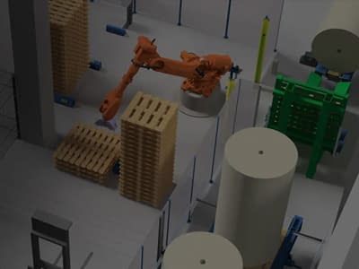 robotic palletizers using Helios2 3D camera
