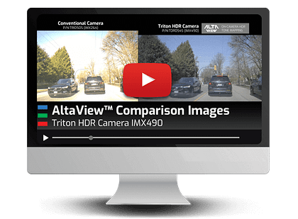 Quick Video: IMX490 camera footage with altaview comparison