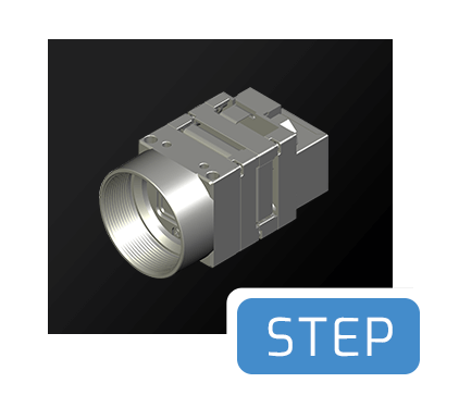 Phoenix-c-mount-rj45-cad-step-file