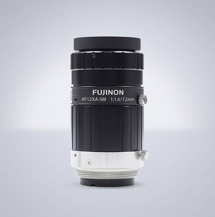 HF12XA-5M Fujifilm 5,0MP C-Mount Objektiv mit einer festen Brennweite von 12mm und einem Blendenumfang von F1.6 - F16.