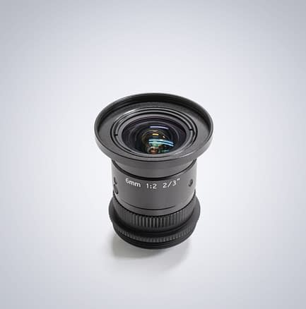 Universe 6mm compact c-mount lens