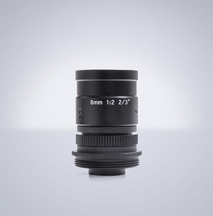 Universe 8mm compact c-mount lens