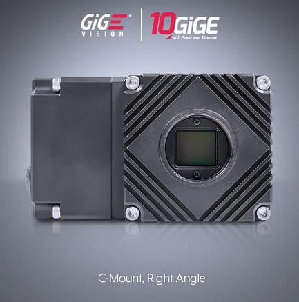 Atlas10 10GigE Camera - Right Angle Case