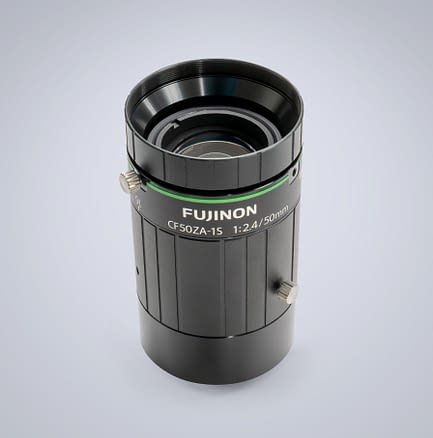 CF50ZA-1S Fujifilm C-Mount Objektiv mit einer festen Brennweite von 50 mm und einem Blendenumfang von F2.4 - F16