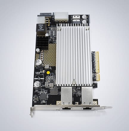 Dual-10GigE-Card-DGEAP2X-PCIE8XG302 ネットワークカード