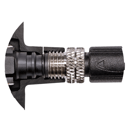 M-series connector see-through