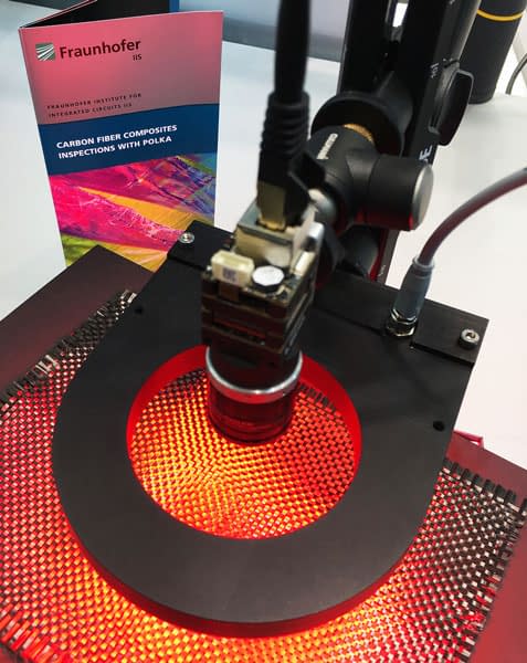 Patch of Carbon Fibre Inspection with Lucid polarization camera