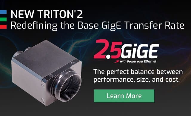 Triton2 IP67 2.5GigE Camera