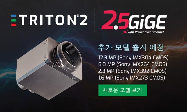 Triton2 – 2.5GigE IP67 Cameras