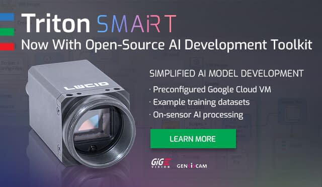 Triton Smart Camera with Open-Source AI Development Toolkit