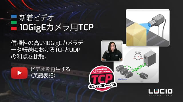 TCP 10GigE camera video