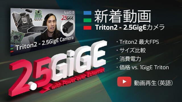 Triton2 IP67 2.5GigE Camera Video