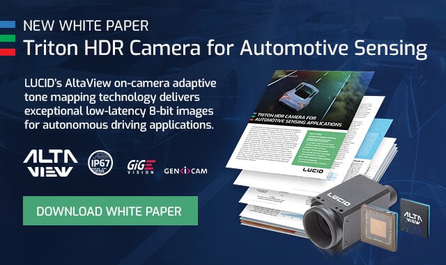 Download our White Paper on HDR Imaging for Autonomous Driving Applications