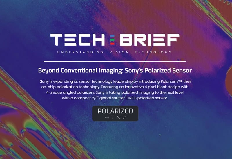 Tech Brief Sony Polarization Sensor-Polarsens