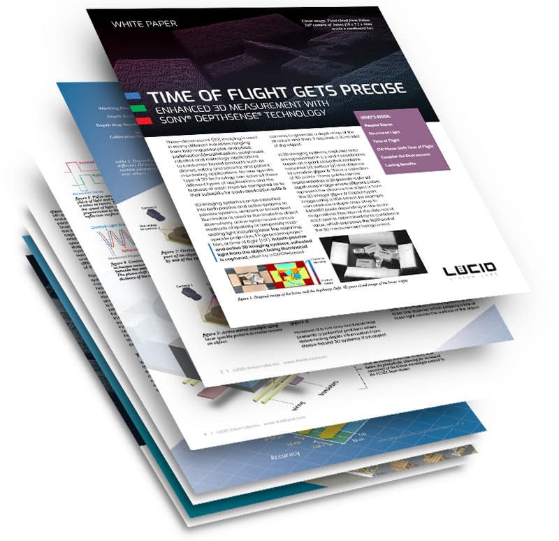 Time of Flight Camera with Sony DepthSense White Paper