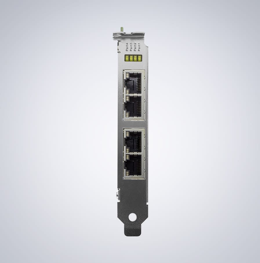 ADLINK 4-CH PCIe GigE Vision PoE+ Netzwerkkarte