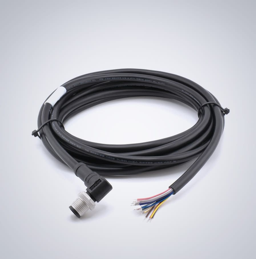 GPIO m12 17pin right-angle cable up RA2