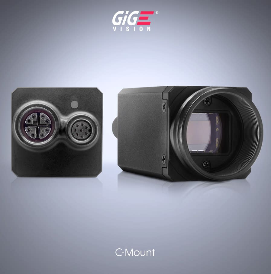 Triton C-mount Machine Vision Camera Back and Side