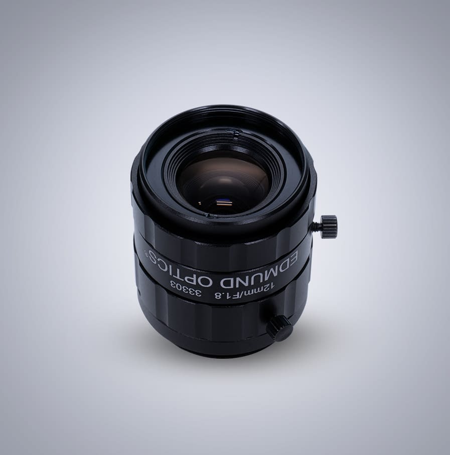 Edmund Optics Cマウント 1/1.8″ 12mm f/1.8 レンズ (UC シリーズ) - LUCID Vision Labs