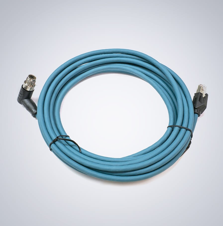 CEI MV-1-1-2-30M Cable, RJ45 Straight (Standard Profile) to RJ45 Vertical  with Thumbscrews (Standard Profile), 30 Meters