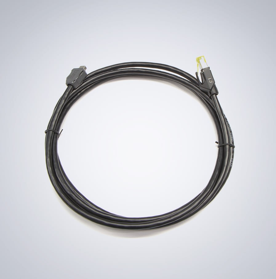 ix Industrial Ethernet Cat6a Kable – 2,0m, Schwarz