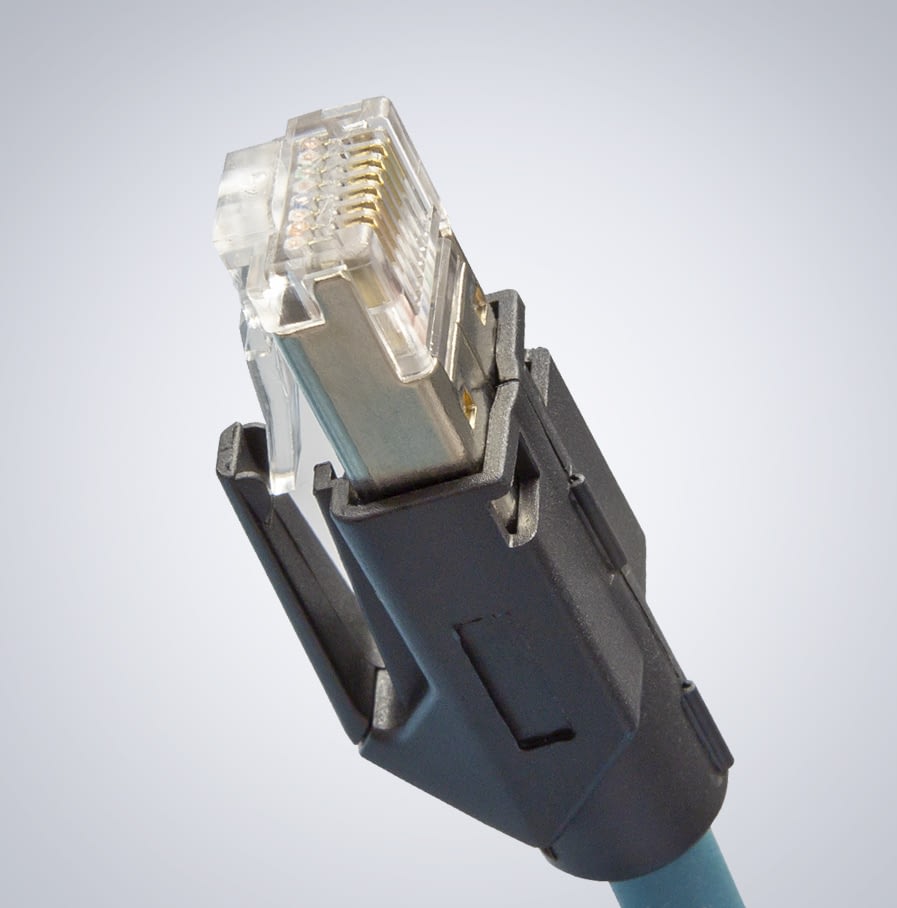 M12 to RJ45 5m cable, IP67
