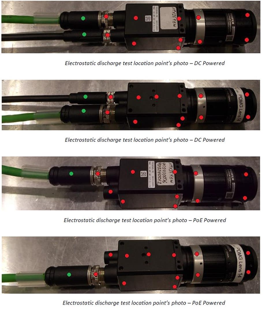 Discharge Test in LUCID camera