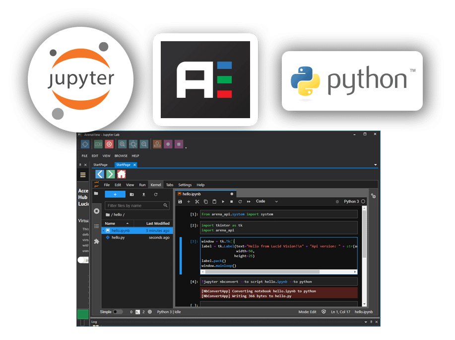 JupyterLab On ArenaView