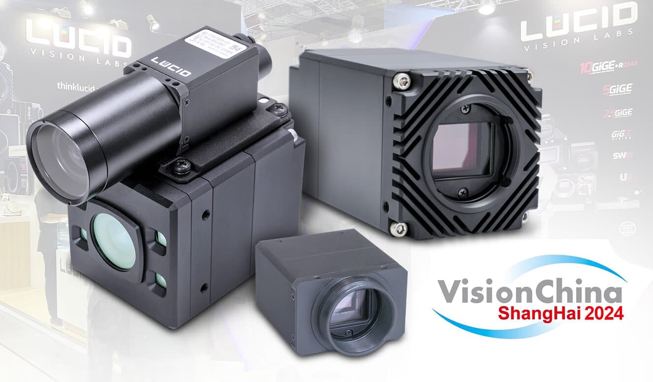 See LUCID's latest machine vision cameras at Vision China Shanghai 2024