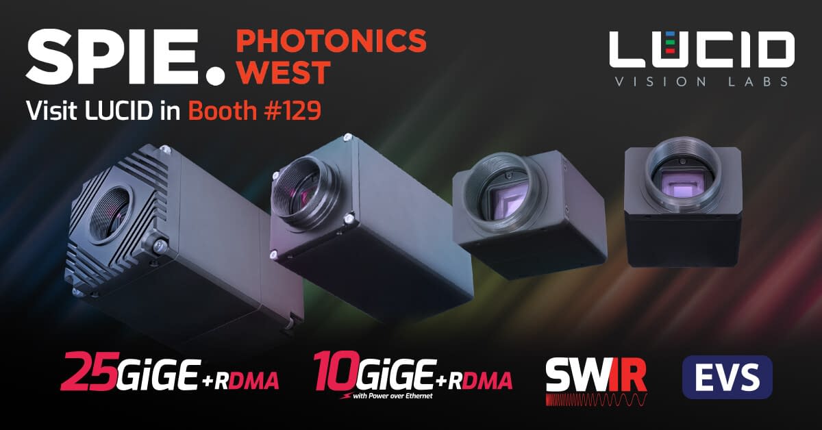 Visit LUCID at Booth #129 for new GigE camera demos