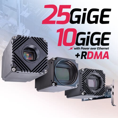 Atlas 10GigE 25GigE Cameras with RDMA