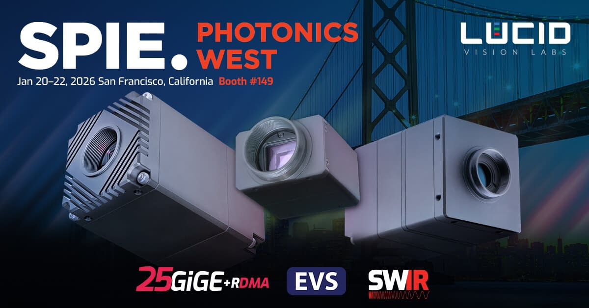 PIE Photonics West 2026 - Visit LUCID in Booth #149